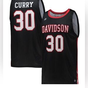 Under Armour #30 Davidson Wildcats Throwback College Replica Jersey NWT